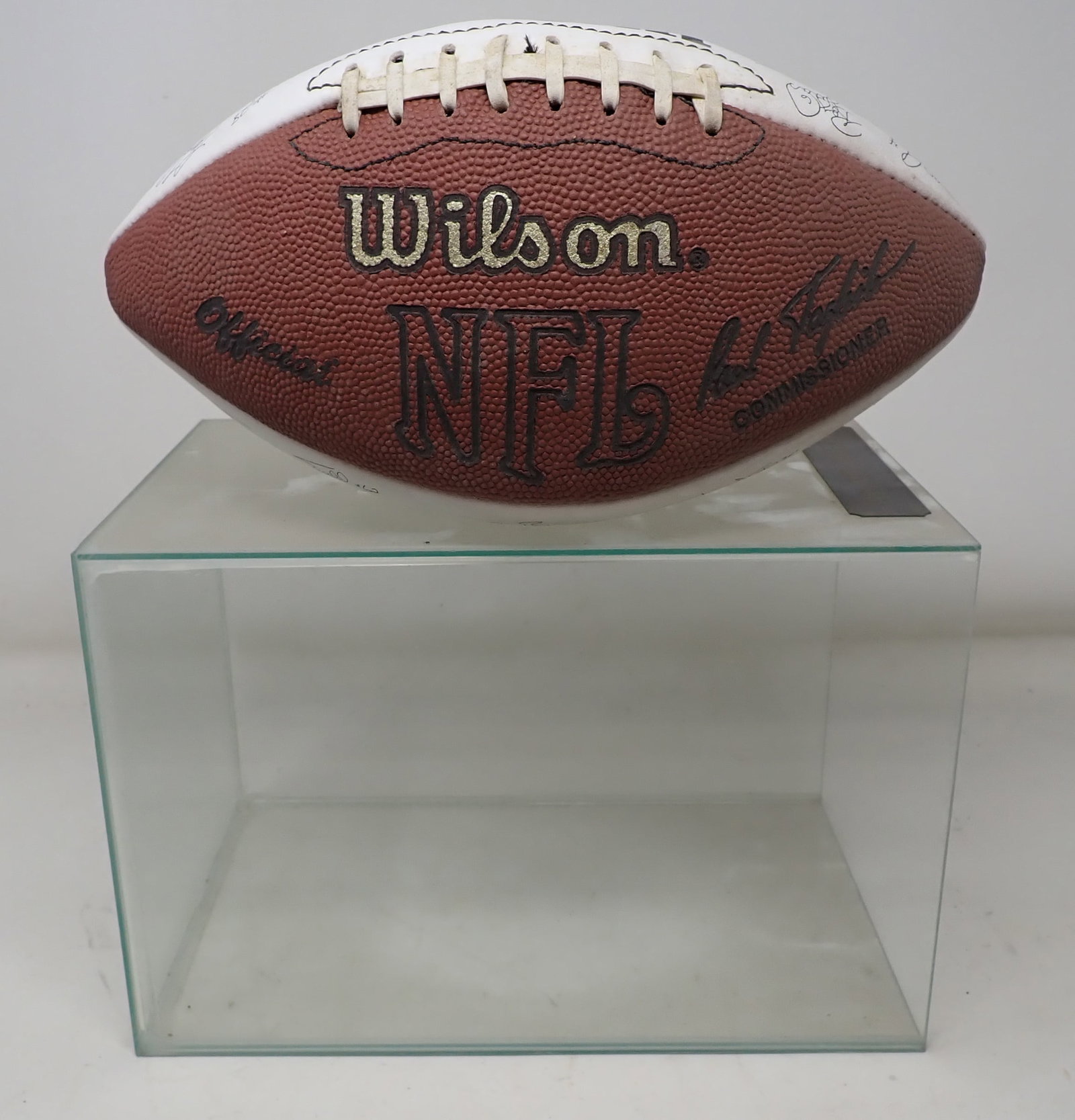 1998 New York Jets Wilson Football: Signatures are printed on