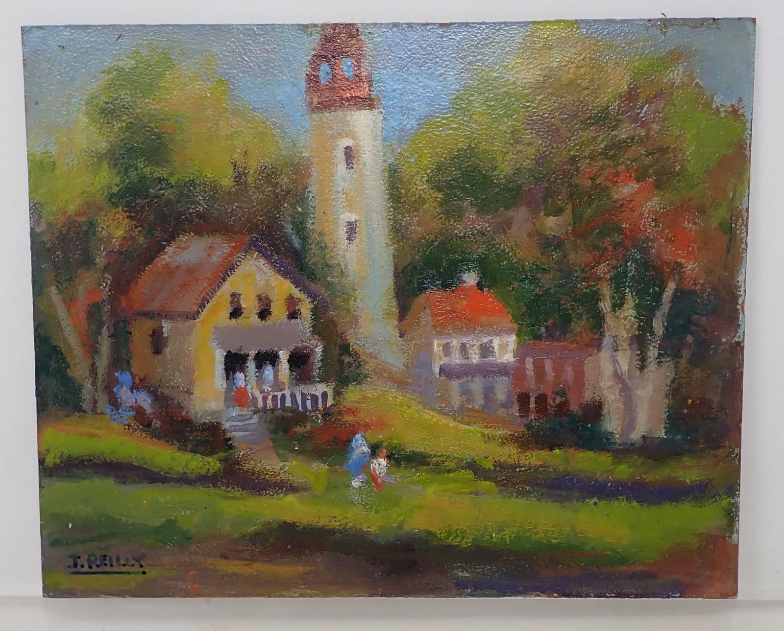 John Reilly Sandy Hook NJ Lighthouse Painting (1 of 3)