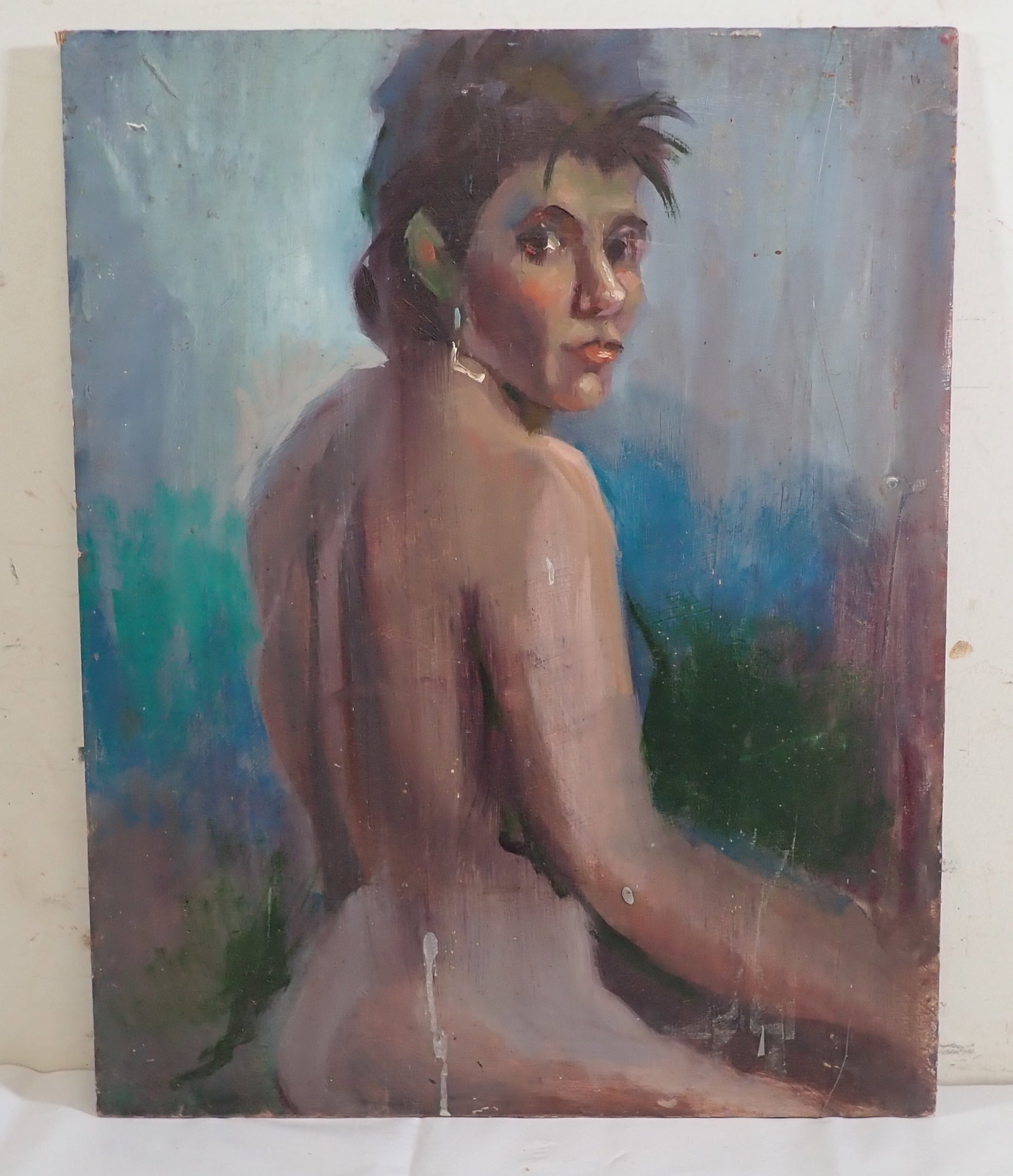 John Reilly Double Sided Oil on Board Portraits: Approx 24" x 30". If shipping is needed, contact UPS Store 5528 to get a shipping estimate BEFORE bidding. Their phone number is (908)213-6838 and select option 5. Or email store5528@theupsstore.com .