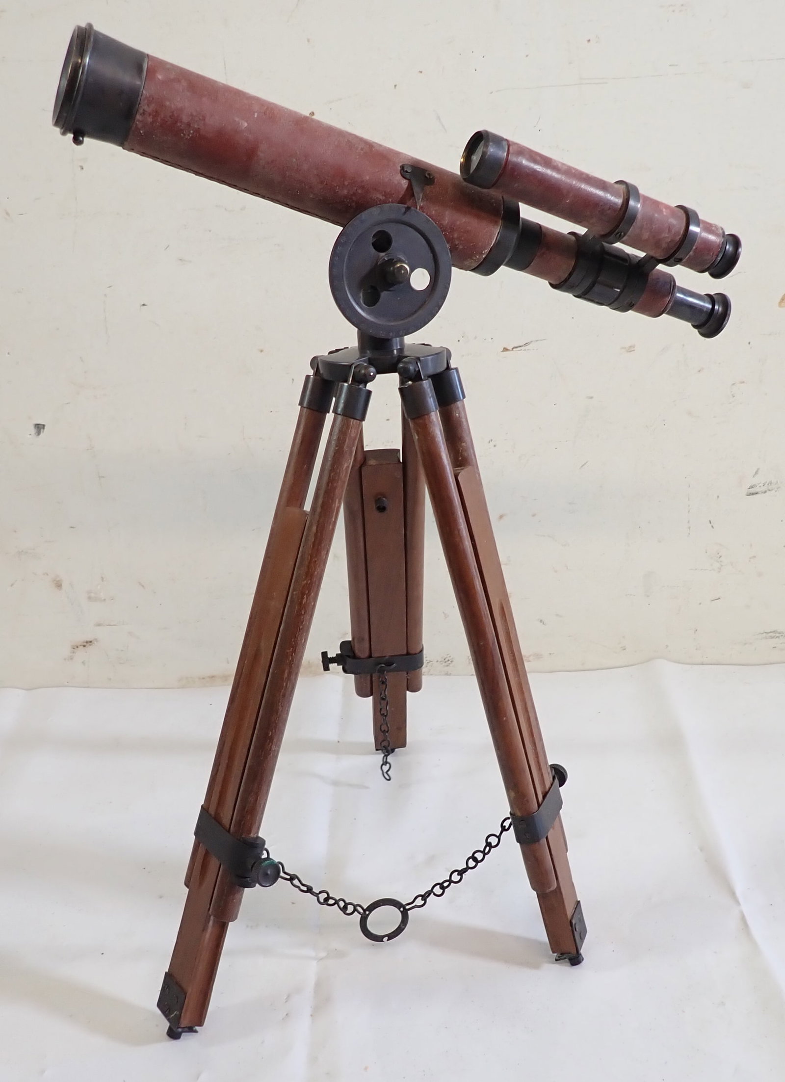 Telescope: Apprx 19 1/2" tall ( as pictured)