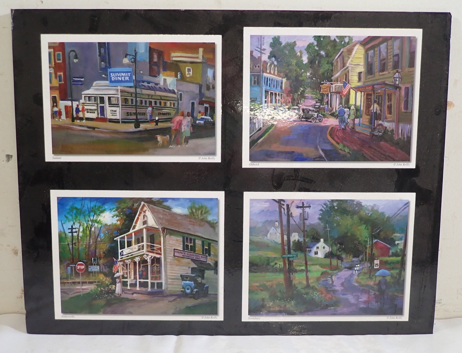 John Reilly Collage of Prints: Approx 18" x 24"