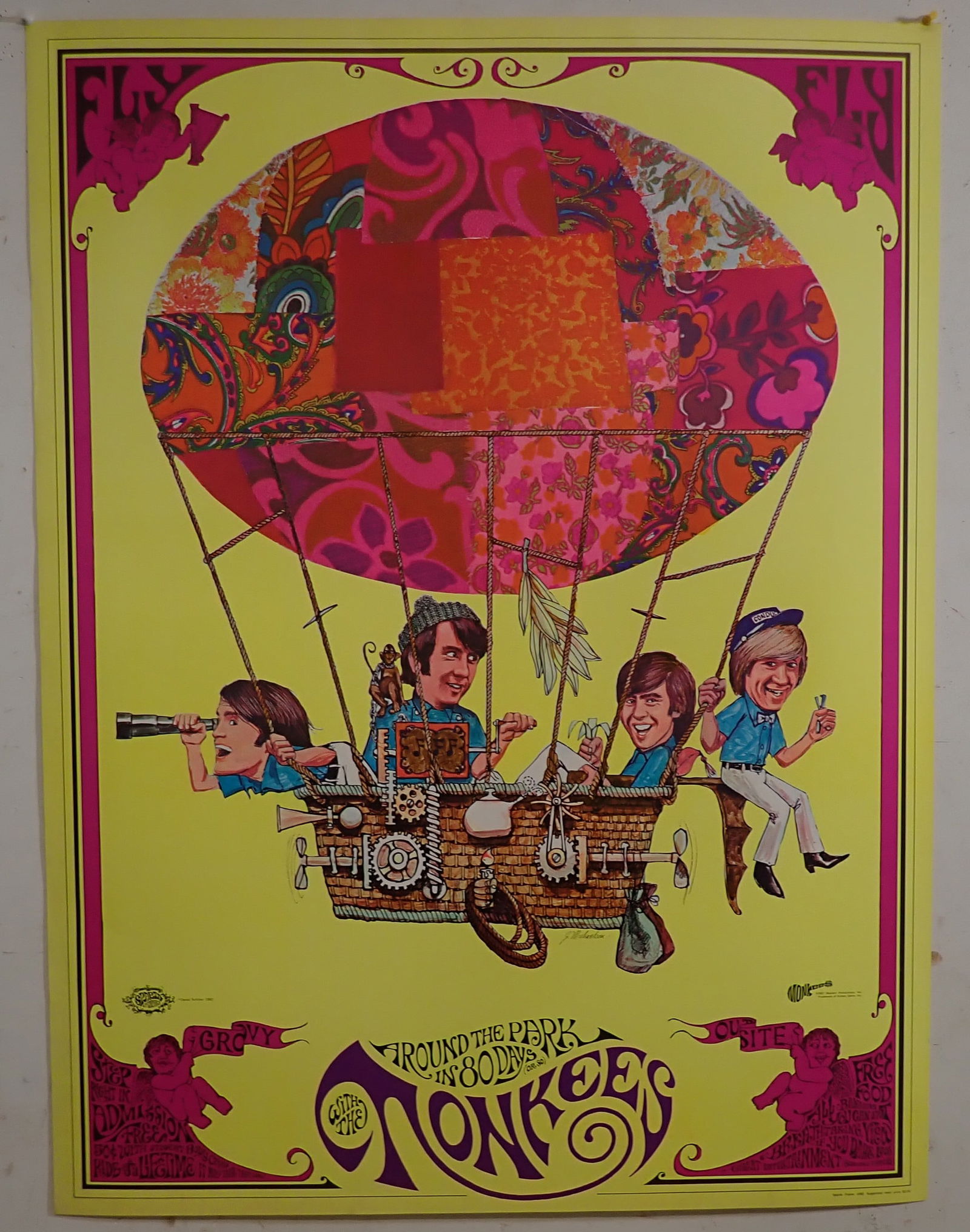 1967 Raybert Productions Monkees Poster (1 of 6)