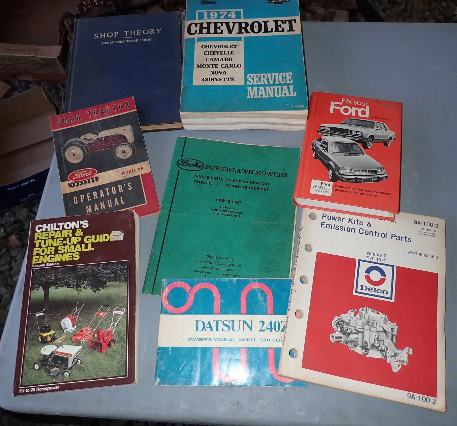 Ford 8N Manual Locke Mower Parts List & Misc (1 of 3)