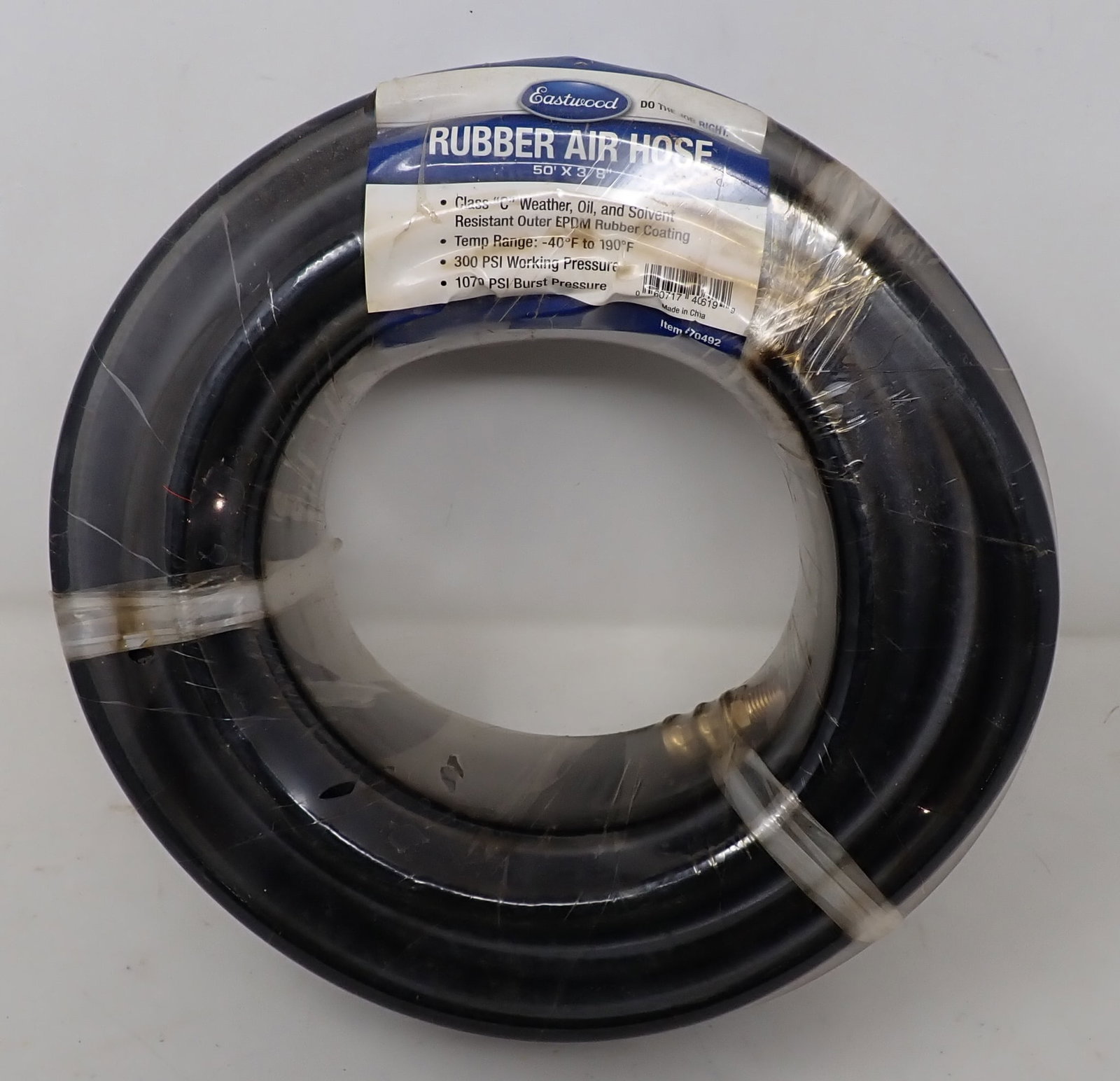 Eastwood 3/8" x 50' Rubber Air Hose (1 of 2)