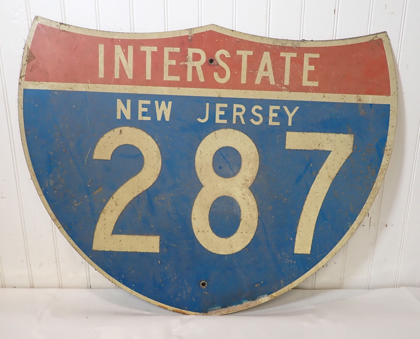 New Jersey Interstate 287 Aluminum Sign (1 of 2)