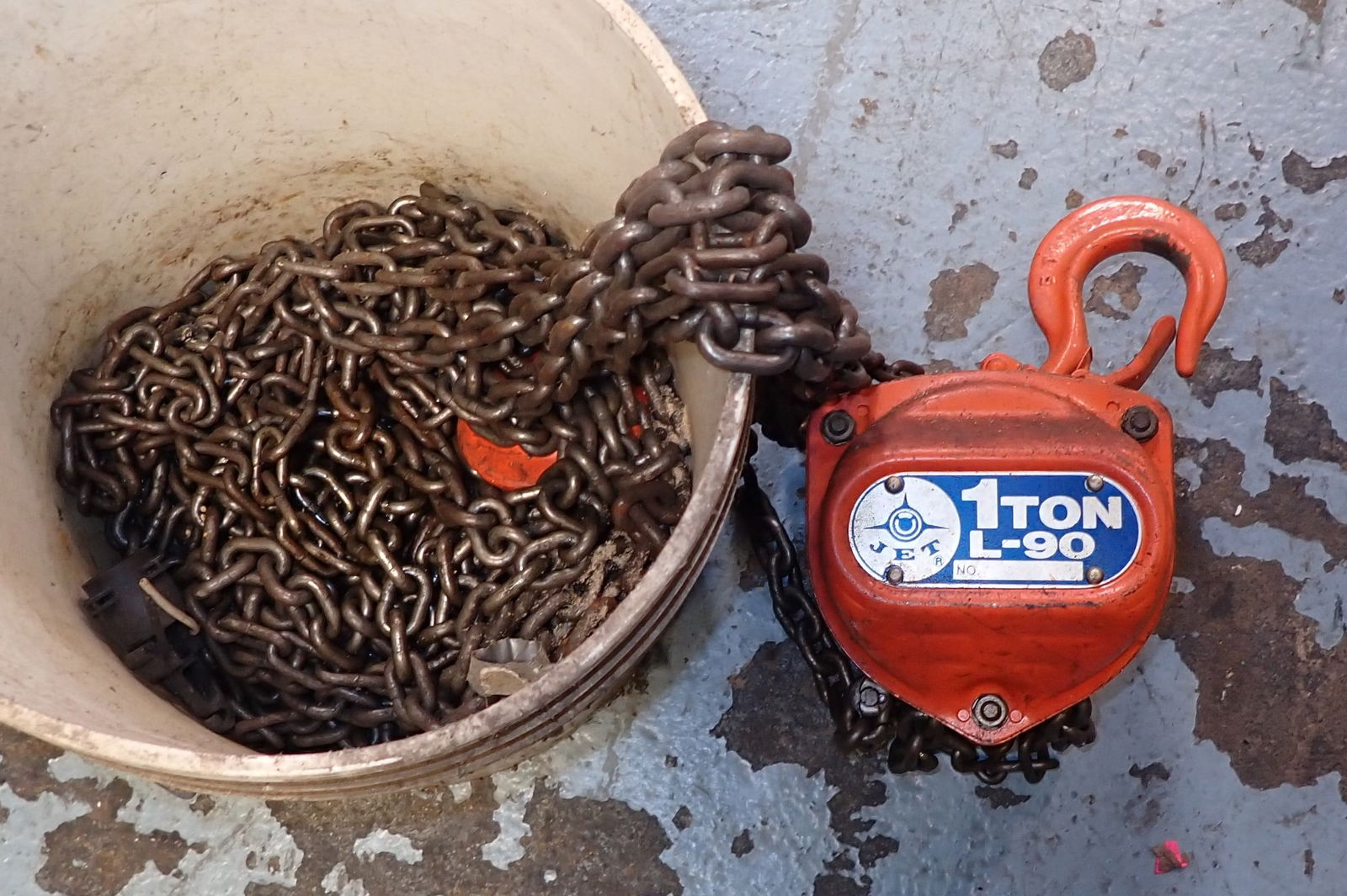 Jet L-90 1 Ton Chain Hoist (1 of 2)