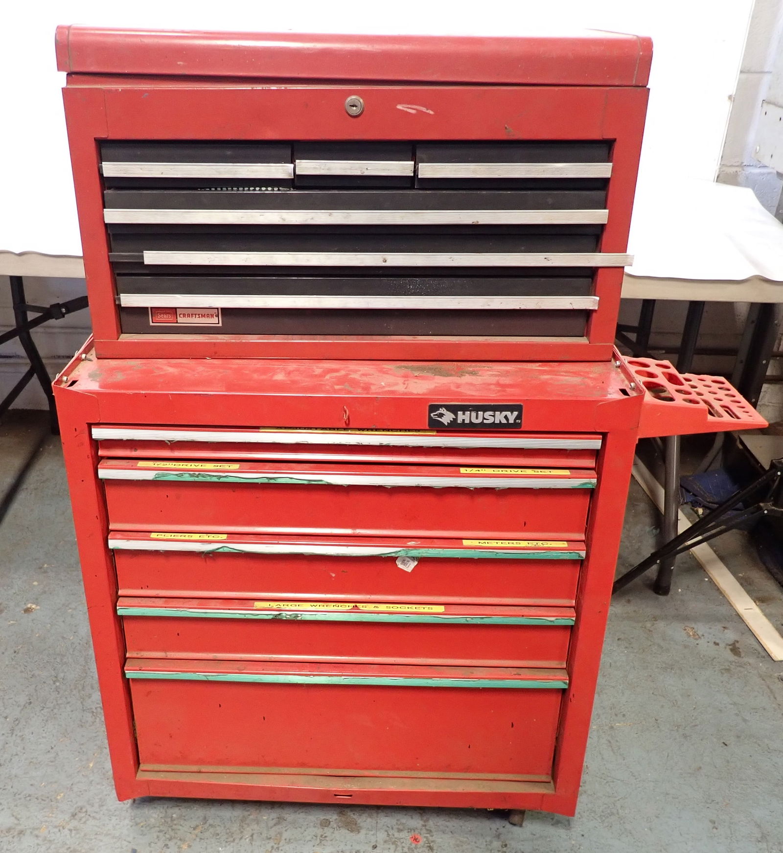 Husky Rolling Tool Chest Craftsman Box w/ Contents (1 of 8)
