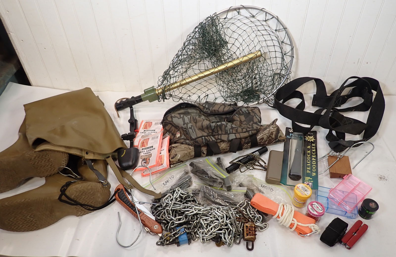 Fishing Net Game Calls Tree Steps & Misc (1 of 4)