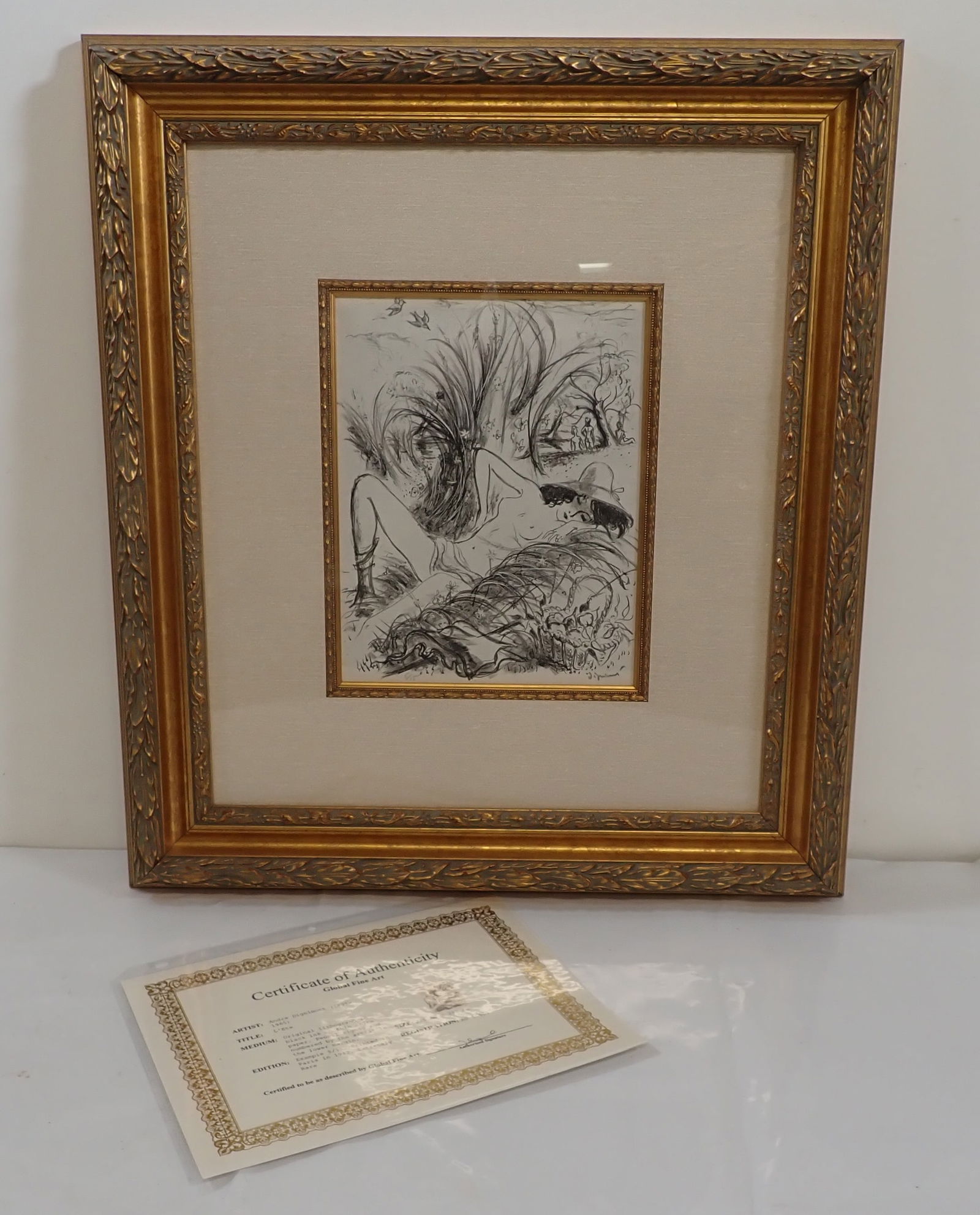 Andre Dignimont L'Ete Original Lithograph (1 of 3)