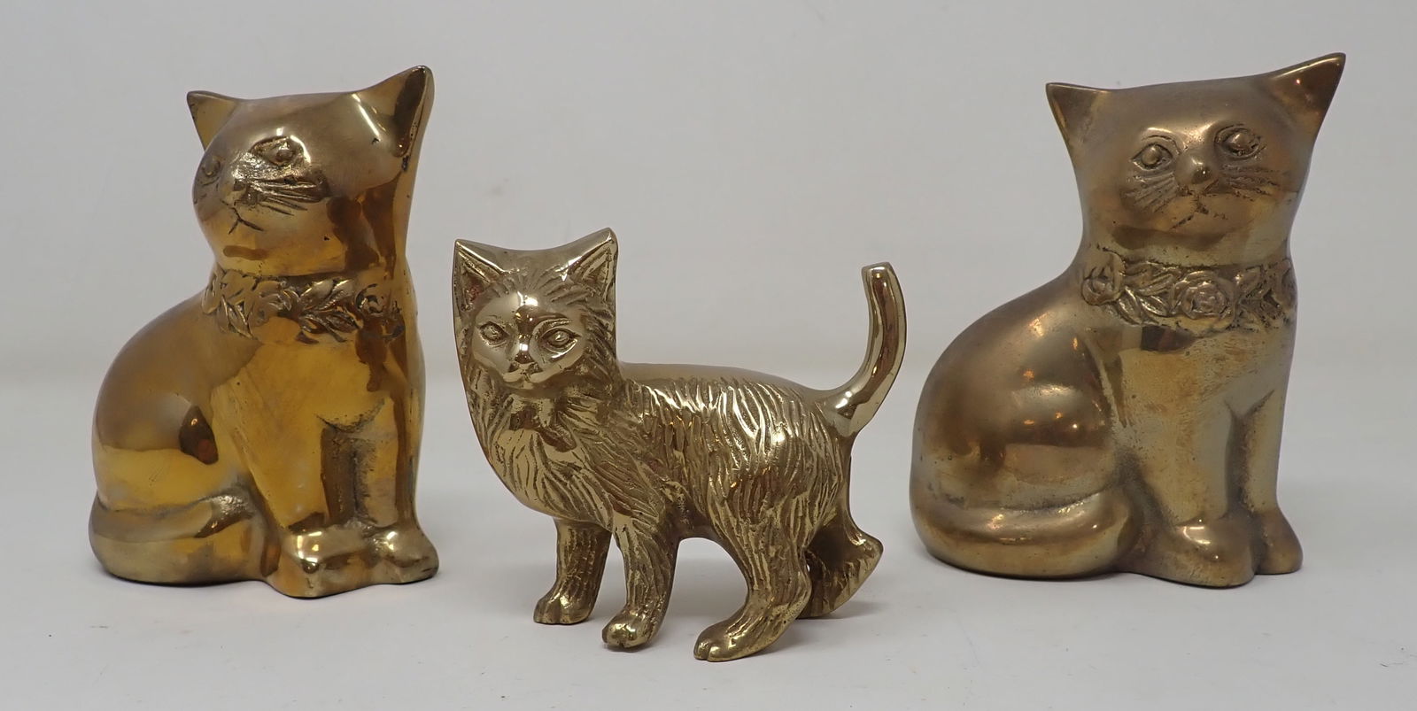 3 Brass Cats (1 of 1)