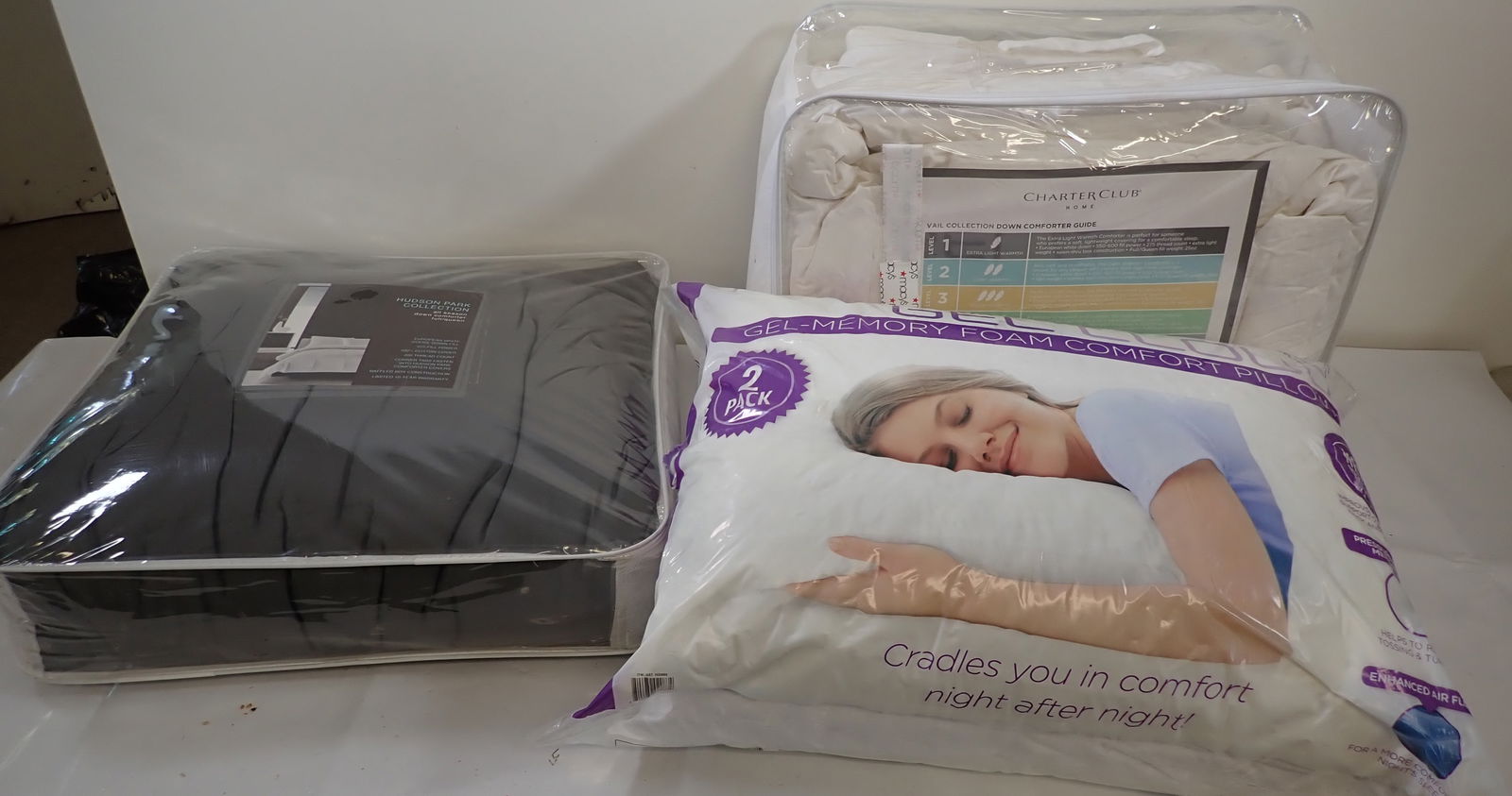 Pillows Comforters: Getting all pictured