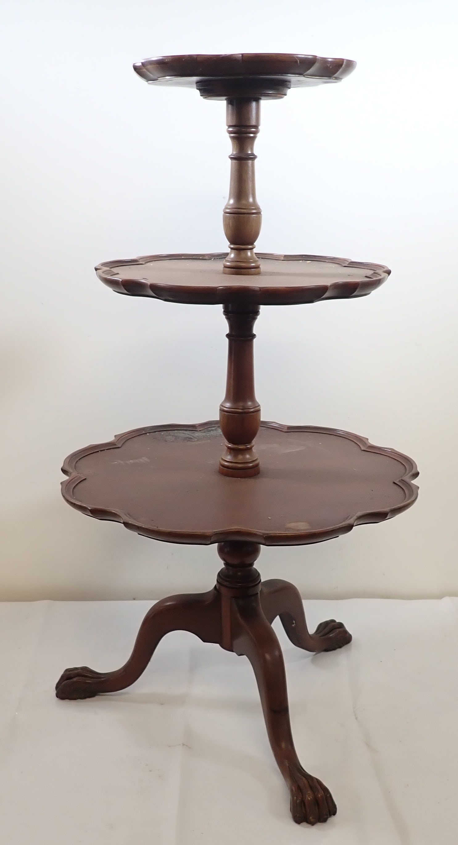 3 Tier Stand w/ Claw Feet (1 of 8)