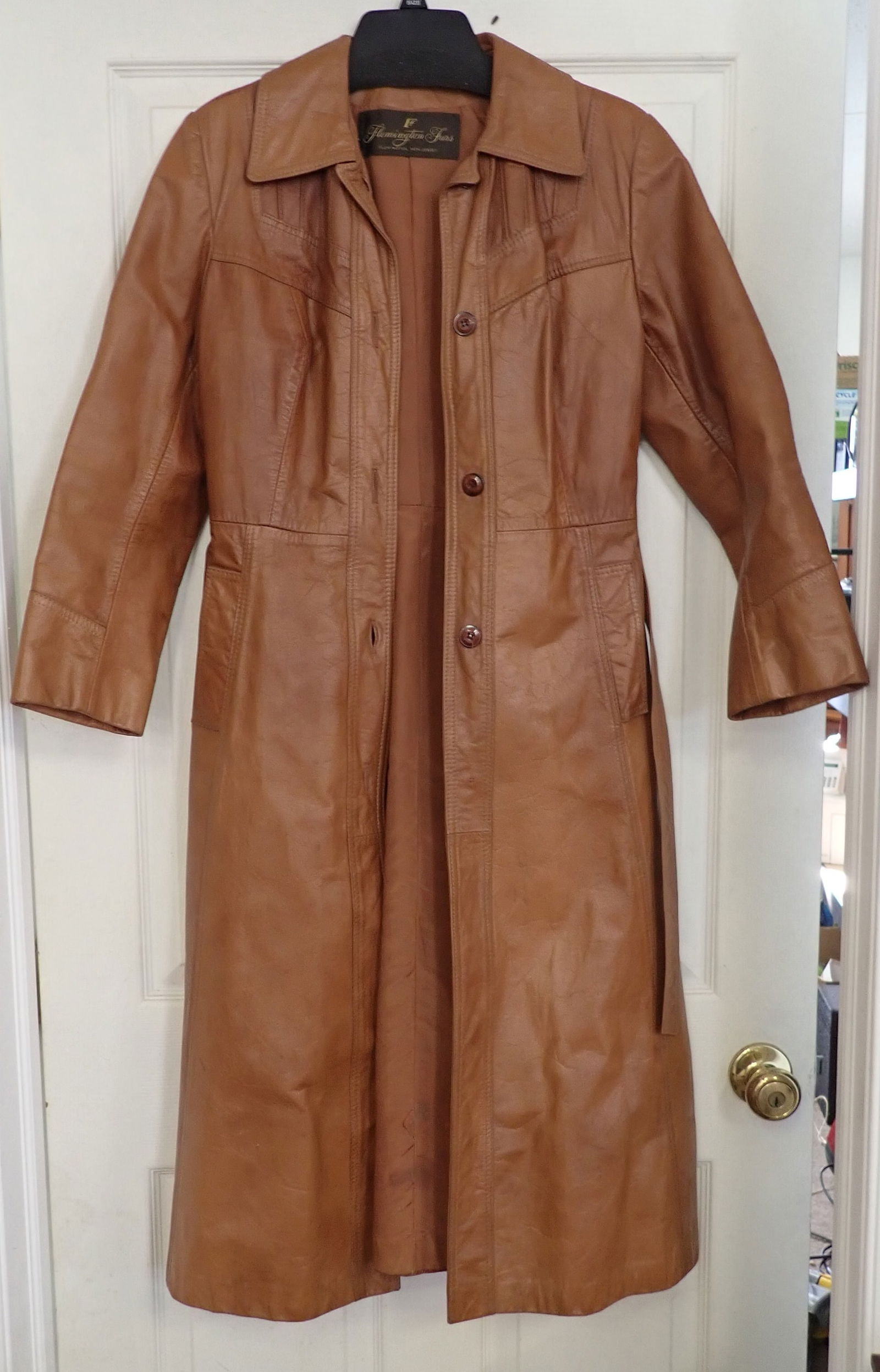 Flemington Furs Leather Coat (1 of 3)