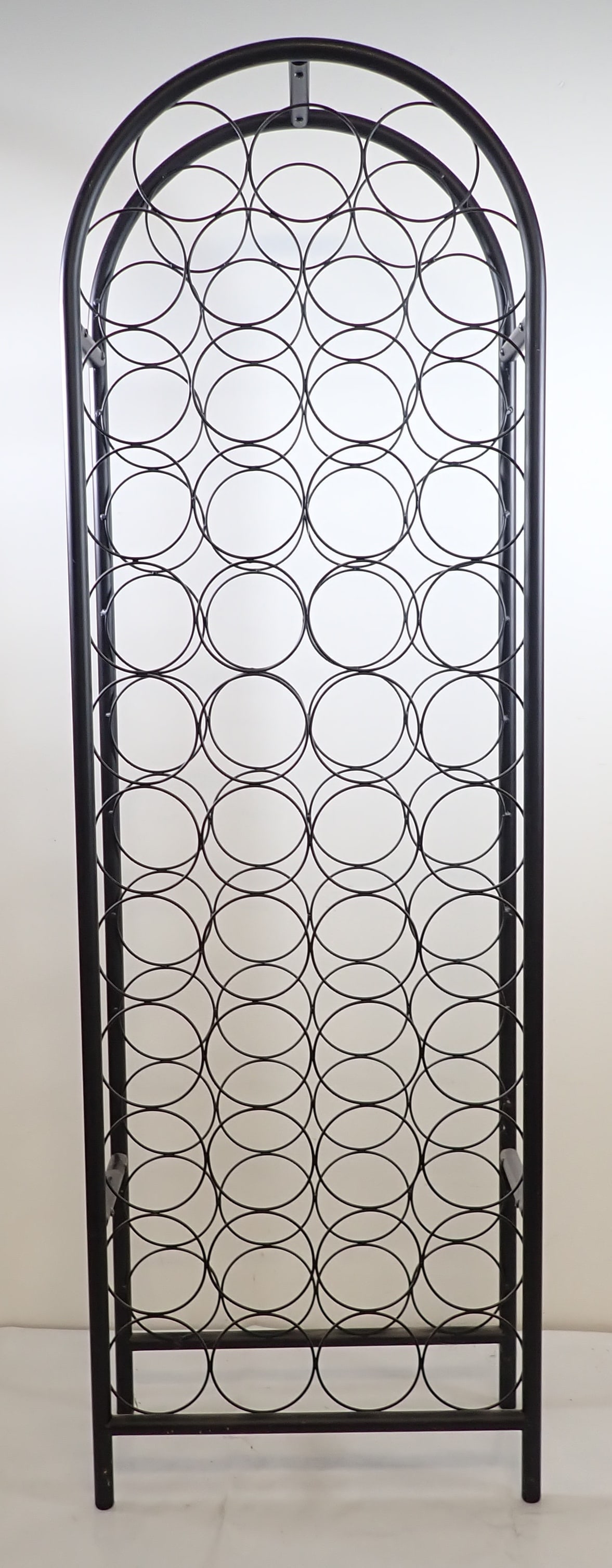 Wine Rack: Approx 8" x 17" x 53 1/2" tall. No in house shipping
