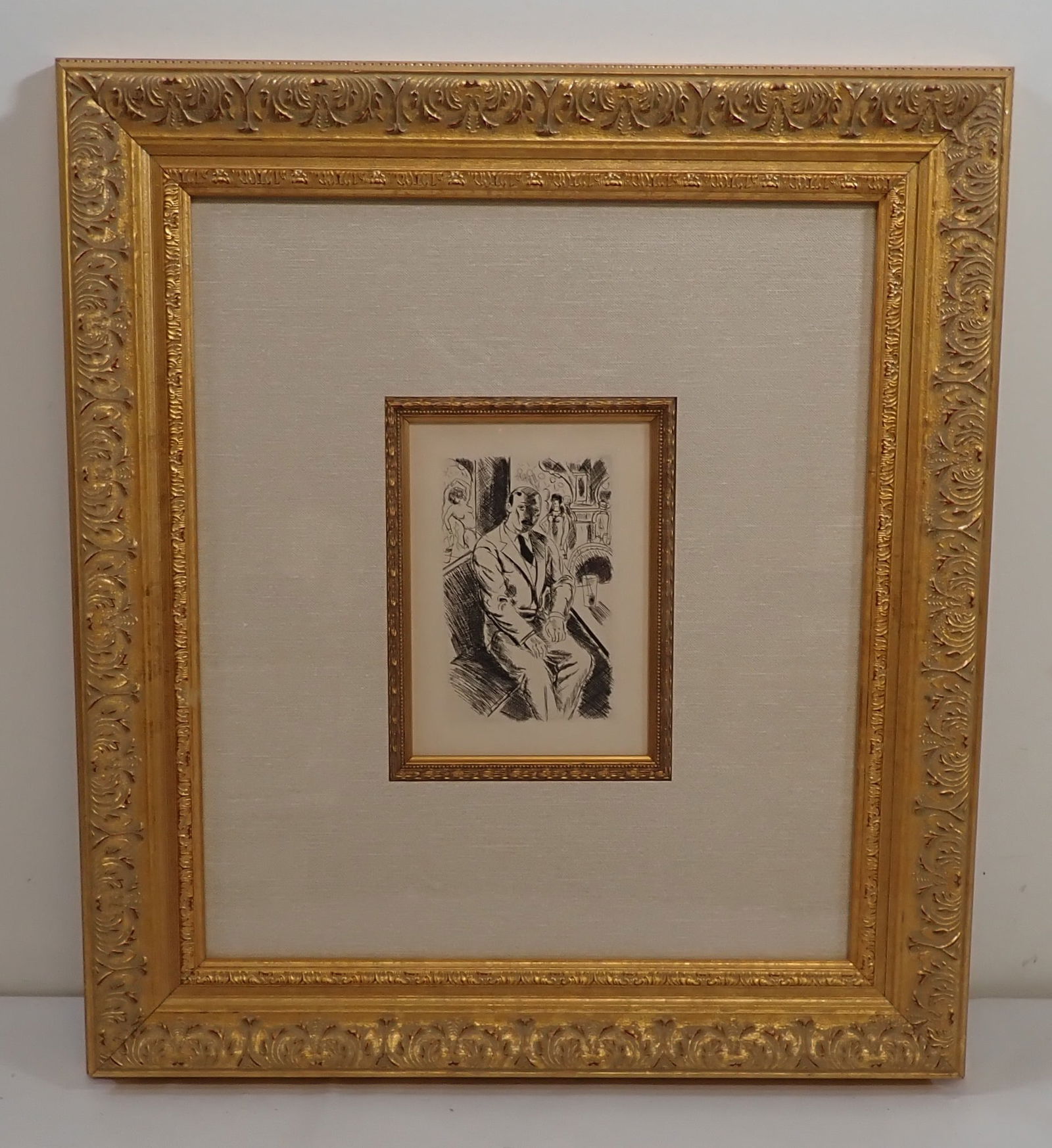 Andre Dignimont Monsieur Original Etching (1 of 4)