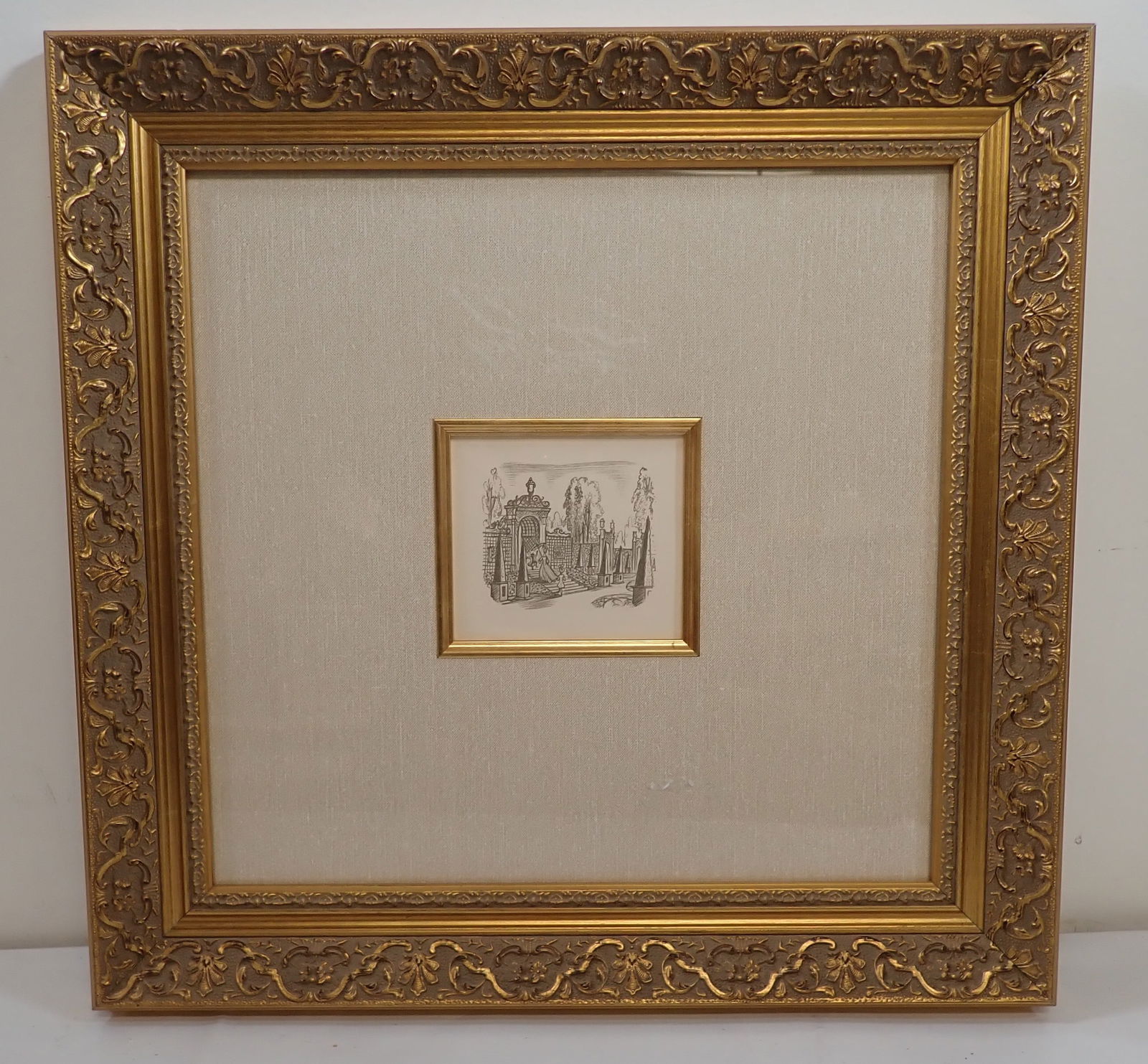 Andre Dignimont Cortege Engraving on Rives Wove Paper (1 of 4)