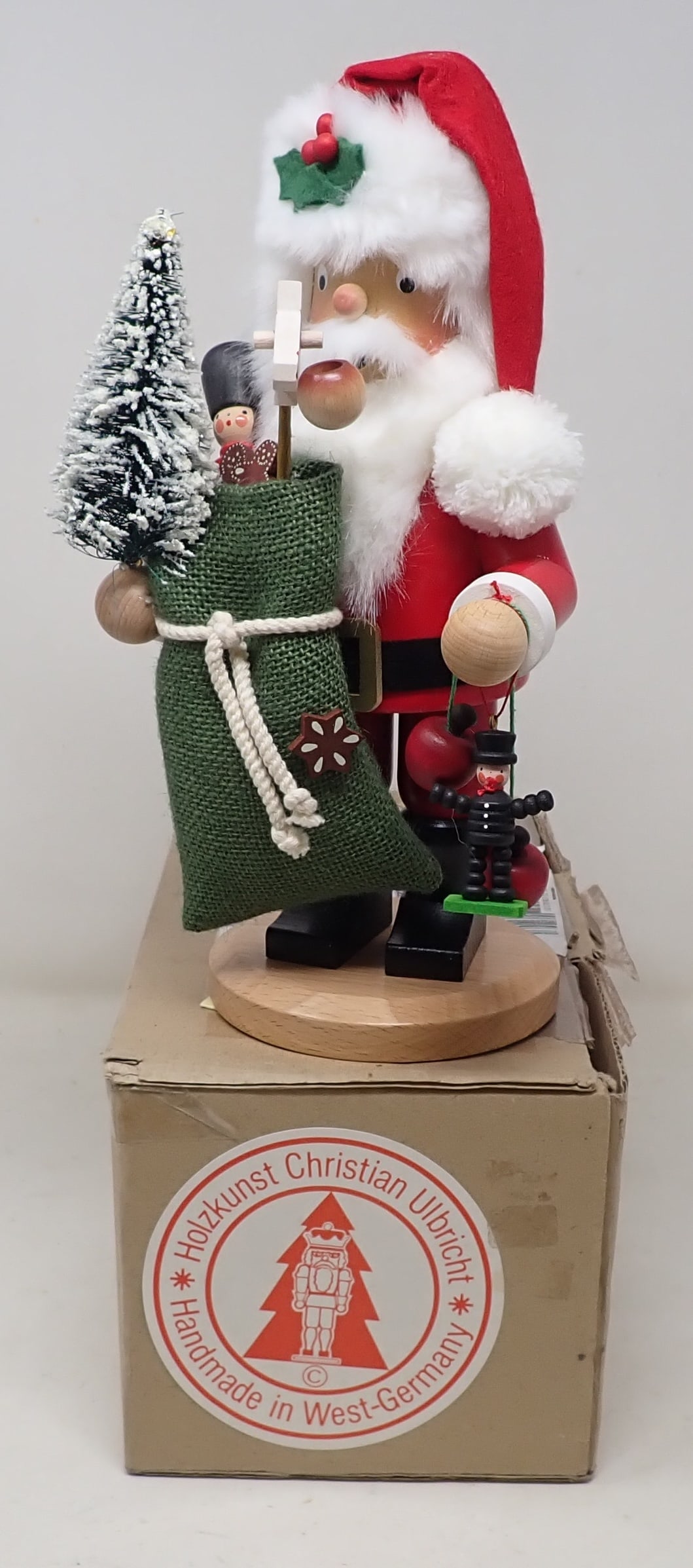 Christian Ulbricht Santa Incense Burner: Approx 10 1/2" tall