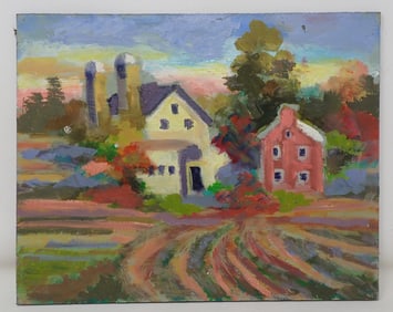 John Reilly Oil on Board Painting