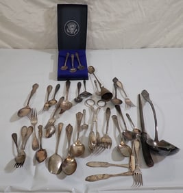 Silverplate & President Souvenir Spoons