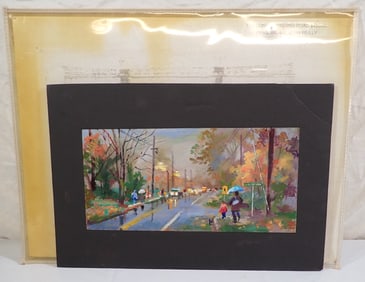 John Reilly Califon NJ Oil on Board Painting