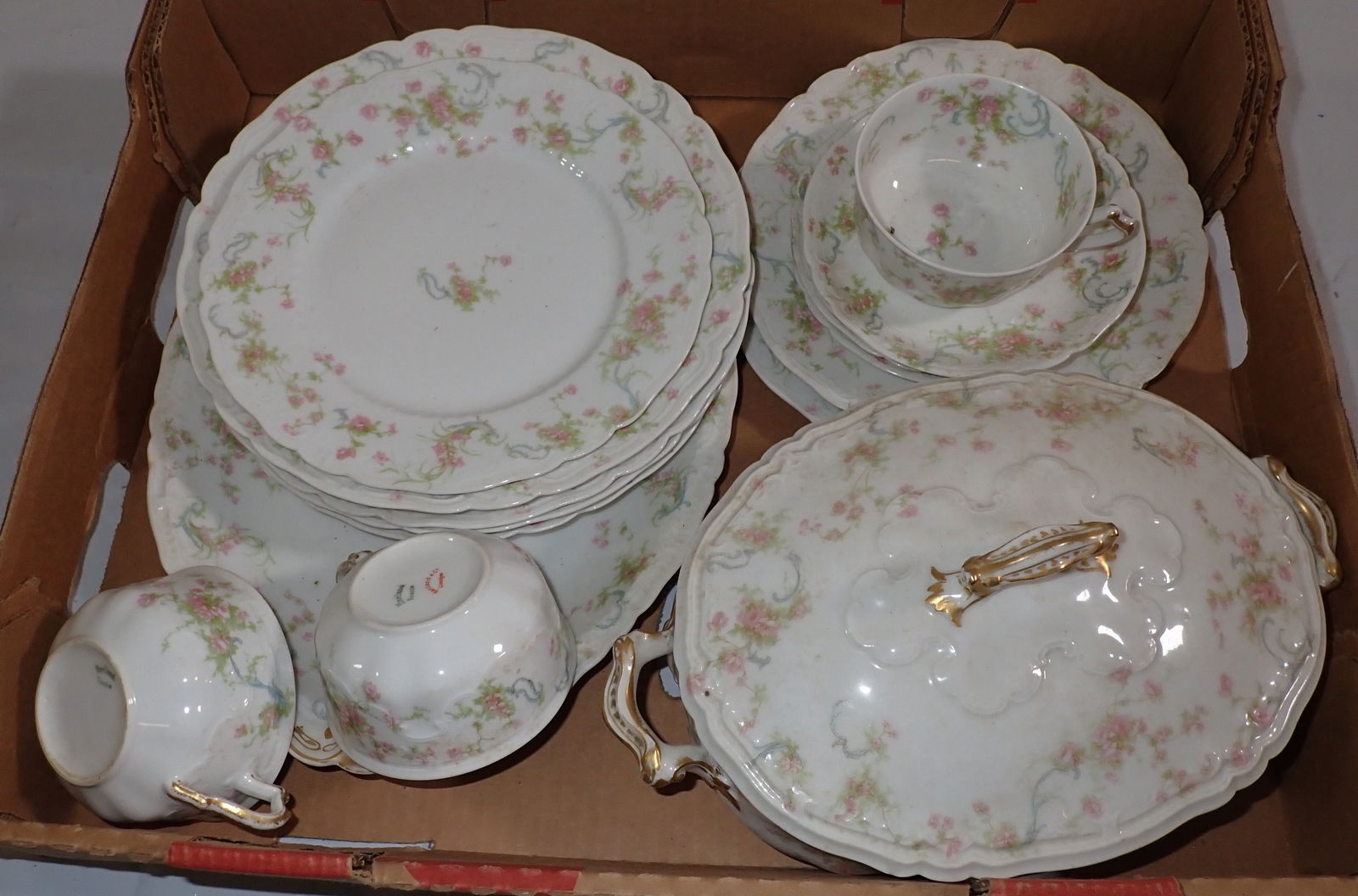 15 pcs Haviland Limoge: NO in house shipping