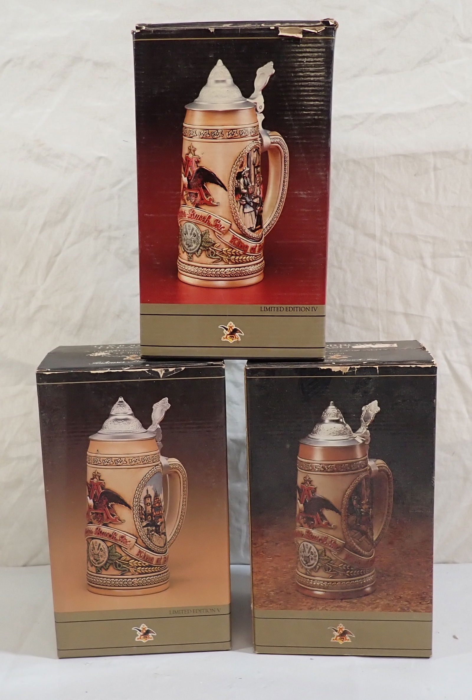 3 Anheuser Busch Steins (1 of 3)