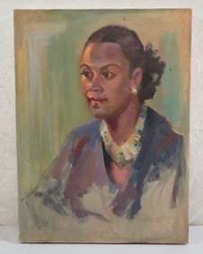 John Reilly Oil on Canvas Portrait