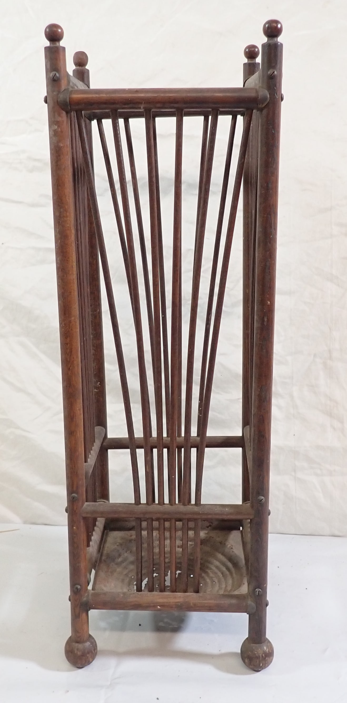 Umbrella Stand: Apprx 8 1/2" x 8 1/2" x 26 1/2" tall. NO in house shipping !