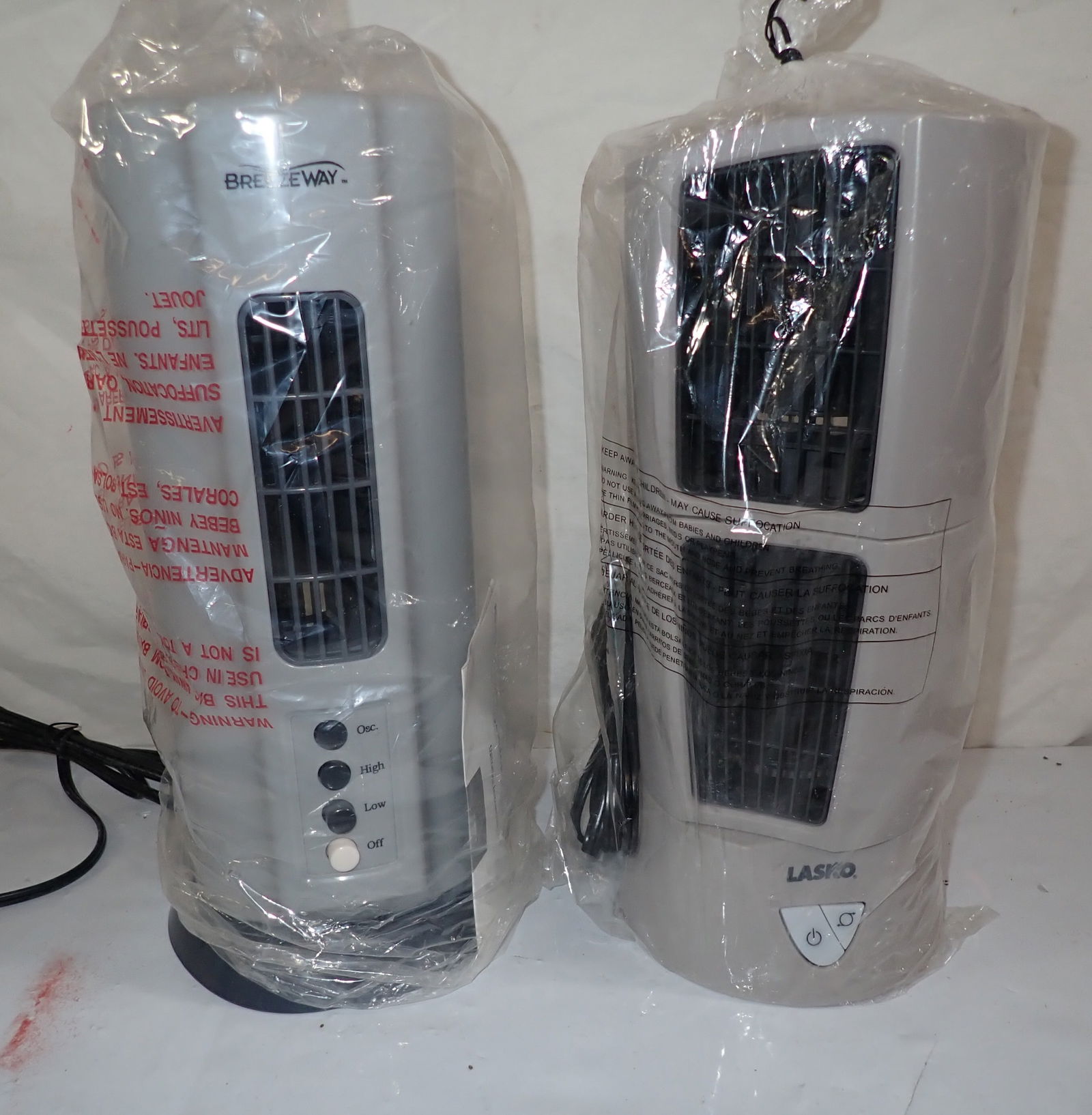 Lasko & Breezeway Desktop Tower Fans (1 of 1)