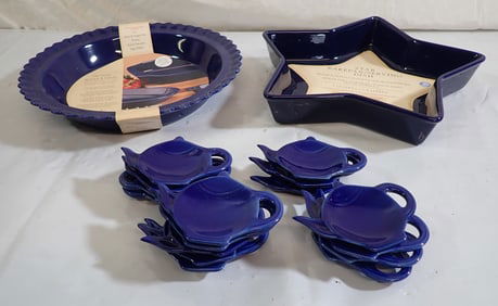 Chantel Pie Plate Serving Dish & Tea Bag Holders