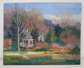 John Reilly Oil on Board Painting