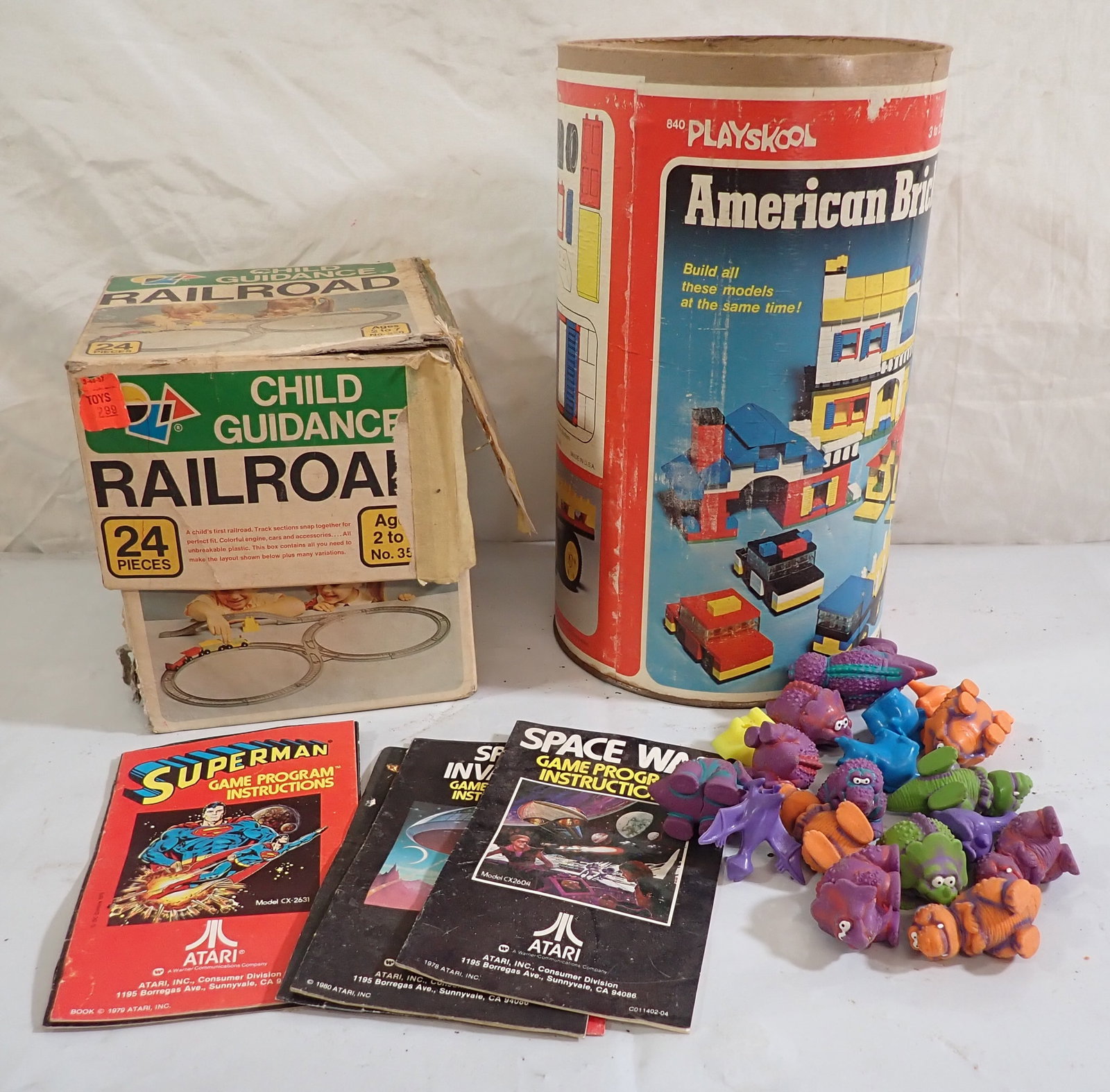 Legos Atari Instructions Child Guidance Railroad: NO in house shipping