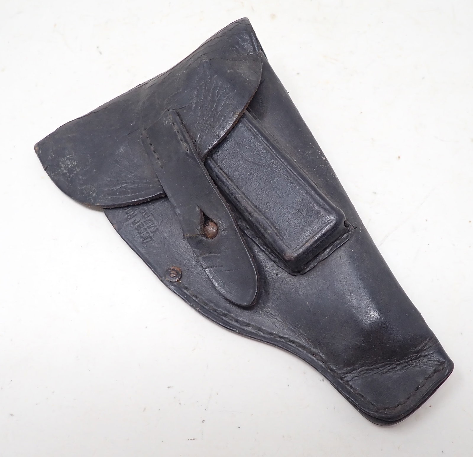 Oscar Rosner Leather Pistol Holster: Apprx 4 3/4" x 8"