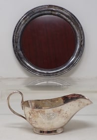 Silverplate Tray Griffin Catering House Gravy