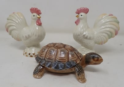 Wade Turtle Lenox Chicken Salt & Pepper Shakers