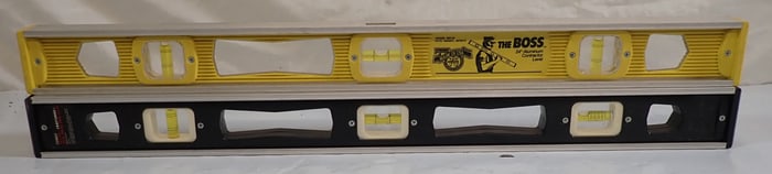 The Boss & Craftsman 24" Levels