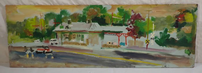 John Reilly Bernardsville NJ Train Station Painting
