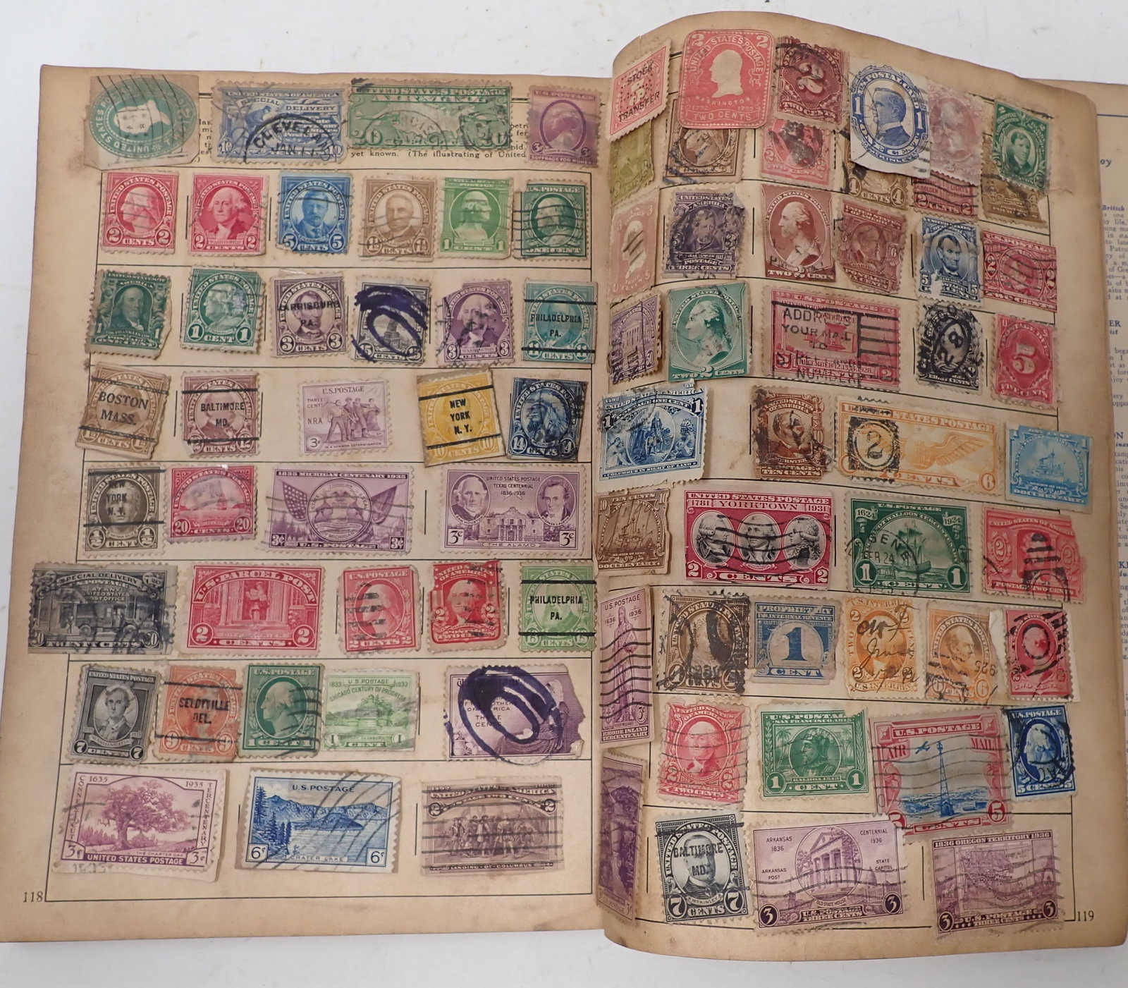 Captain Tim's Postage Stamp Album: Not all stamps in this album are pictured.
