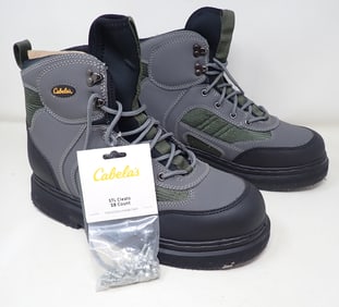 Cabelas Size 12 Ultralight II Lug Wading Boots