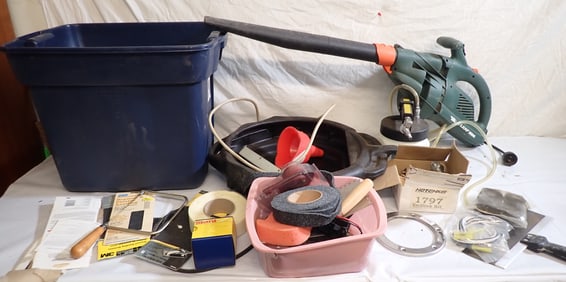 Black & Decker Leaf Blower Oil Pan Misc Table Contents