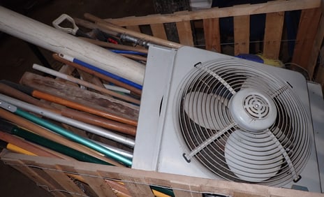 Exhuast Fan Suction Hose Pallet Contents