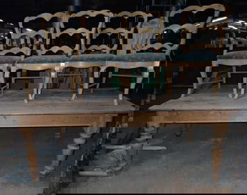 Pine Table & 4 Chairs