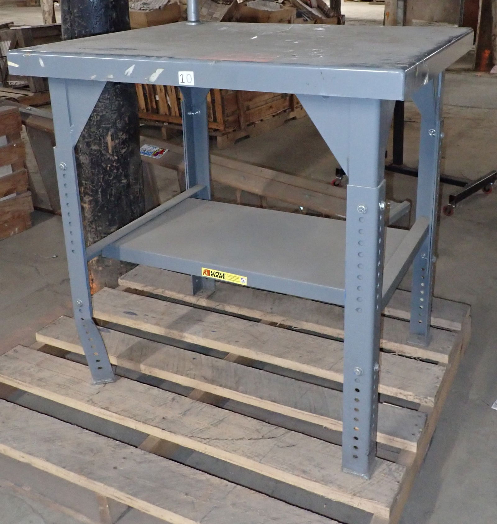 Work Table: Apprx 30" x 36" x 37" tall. Pick up at Building B Location. No in house shipping !