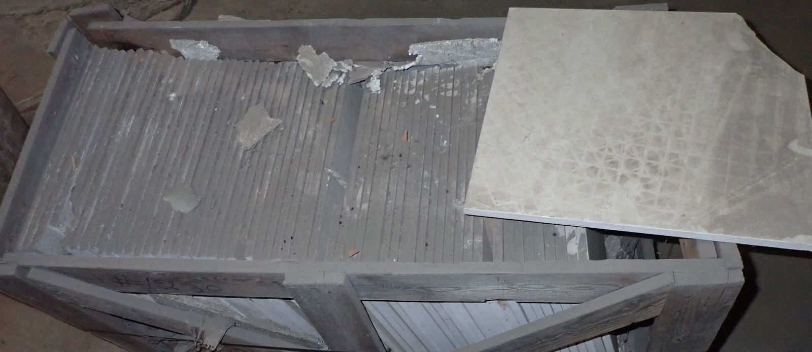 Pallet of Tiles: Tiles are apprx 18" x 18" . Take what you want and leave the rest. Pick up at Building B Location. No in house shipping !