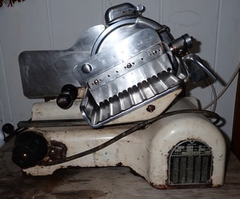 US Berkel Meat Slicer w/ Model H Sharpener