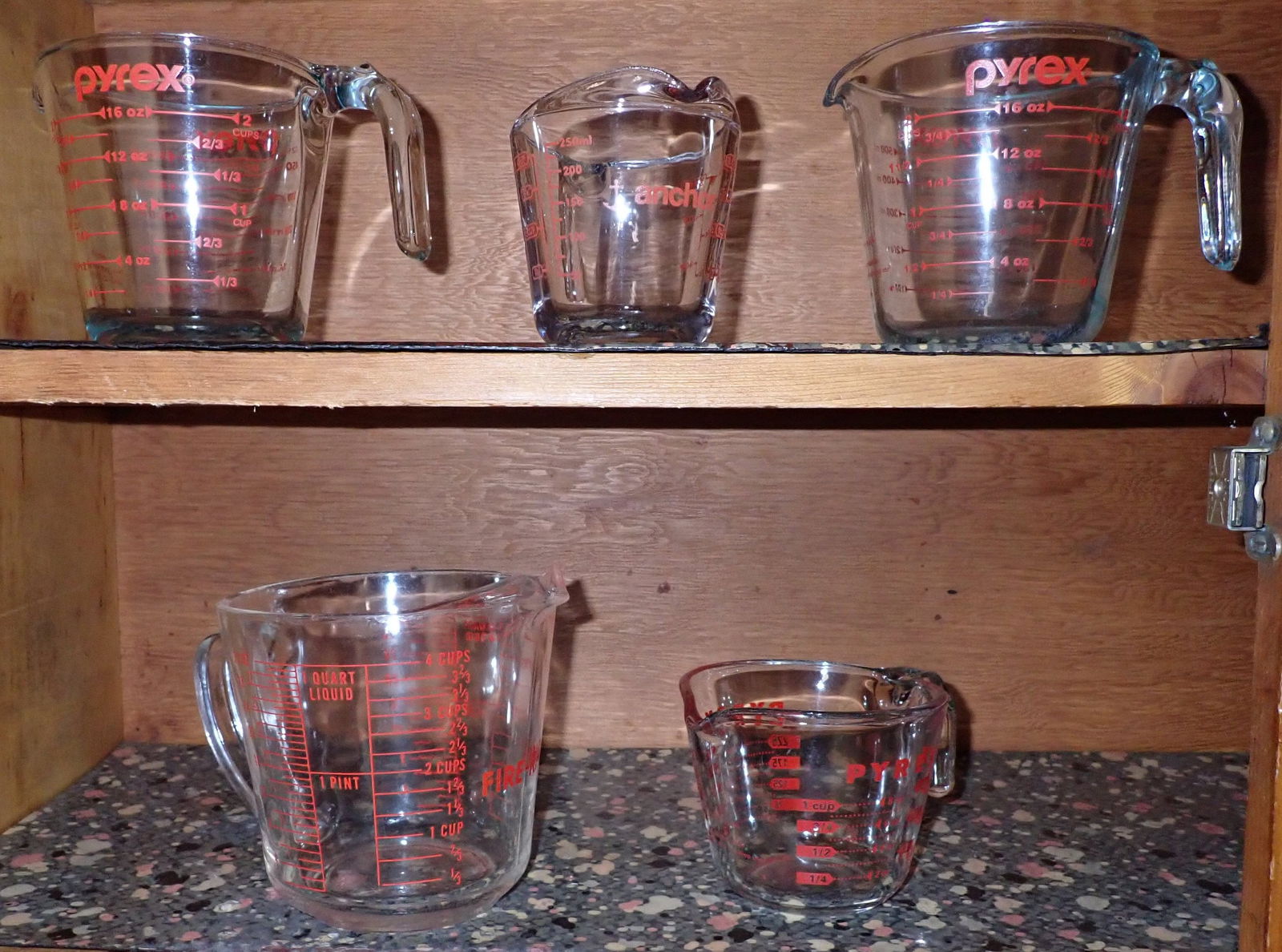 Pyrex Fire-King Anchor Measuring Cups (1 of 1)