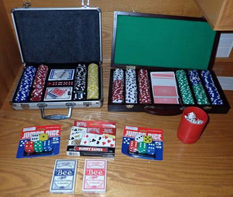 Poker Chips & Playing Cards