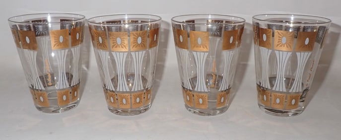 4 Fred Press Juice Glasses