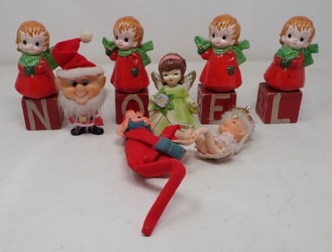 Christmas Figurines & Pixie Elf