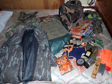 Camo Backpack Game Calls & Misc